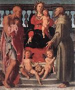 Madonna and Child with Two Saints, Jacopo Pontormo